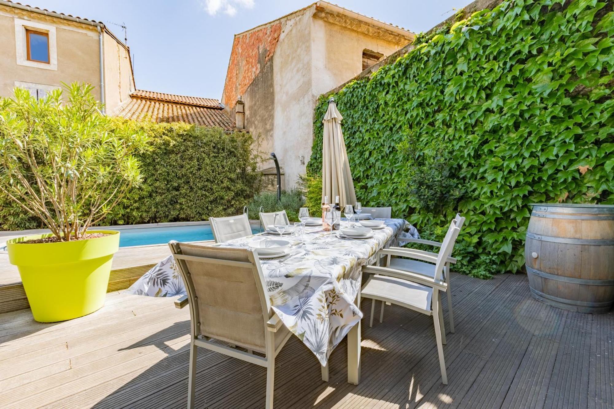 Maison De Vacances 8 A 15 Pers A Proximite Du Canal Du Midi Salleles-d'Aude ภายนอก รูปภาพ